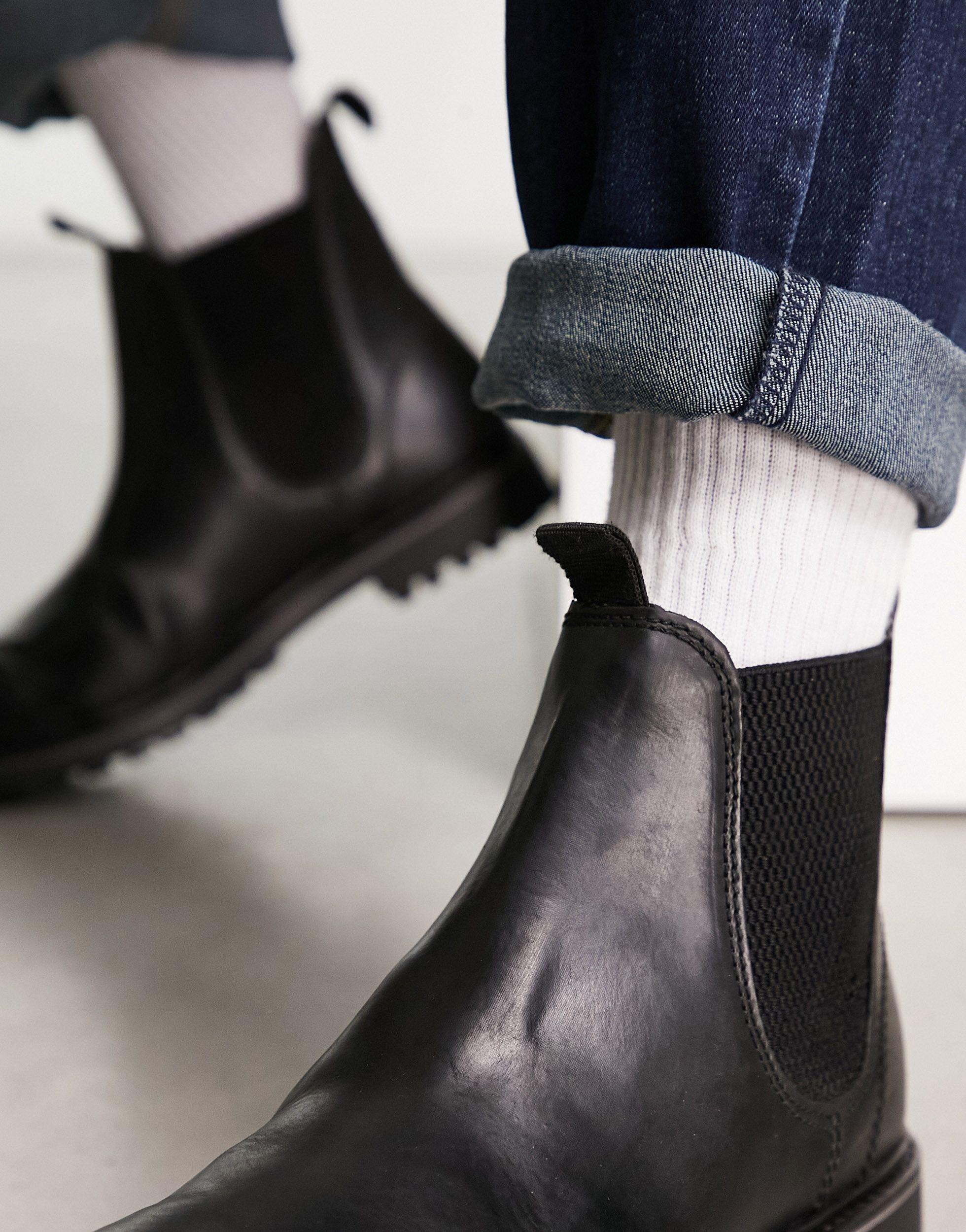 Schuh Dylan Casual Chelsea Boots in Black for Men | Lyst