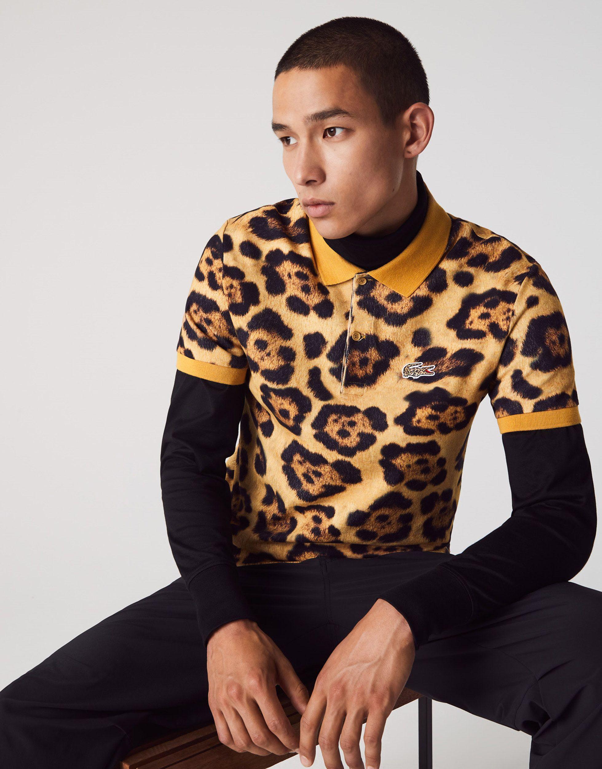 Lacoste X National Geographic Leopard Print Polo for Men - Lyst