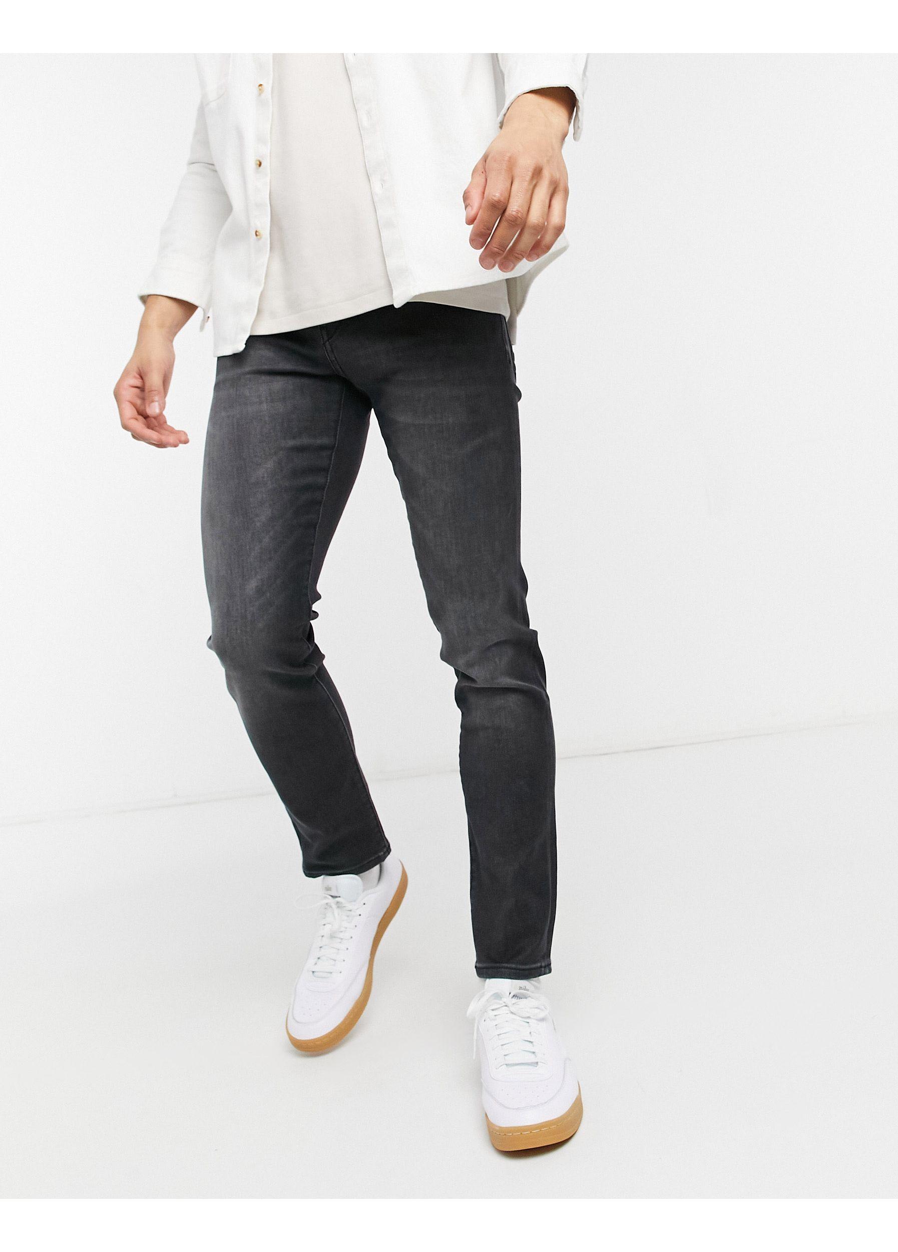 BOSS by HUGO BOSS Denim – charleston – jeans mit engem schnitt in Grau für  Herren - Lyst