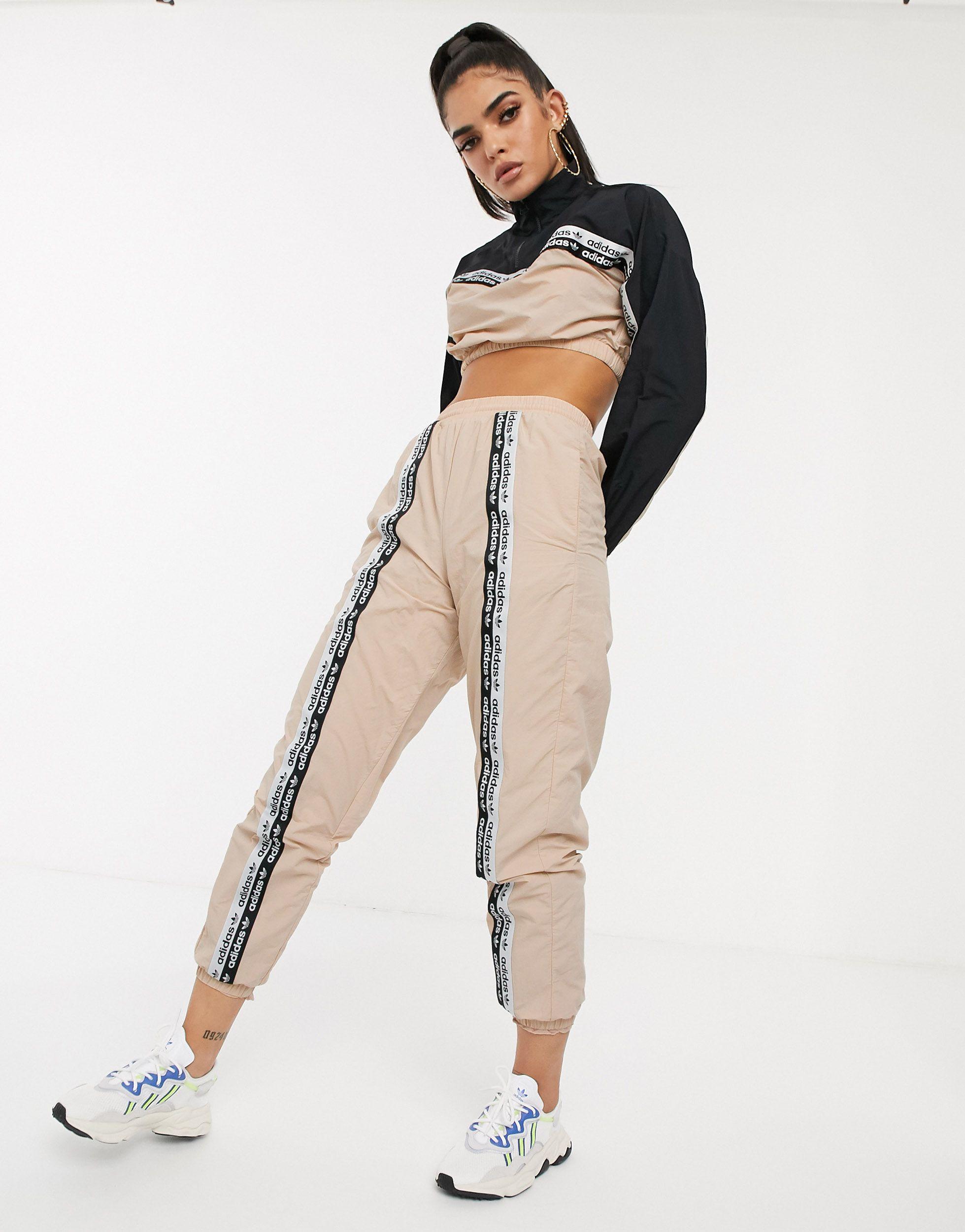 RYV - Pantaloni sportivi cipria con fettucceadidas Originals in Materiale  sintetico | Lyst