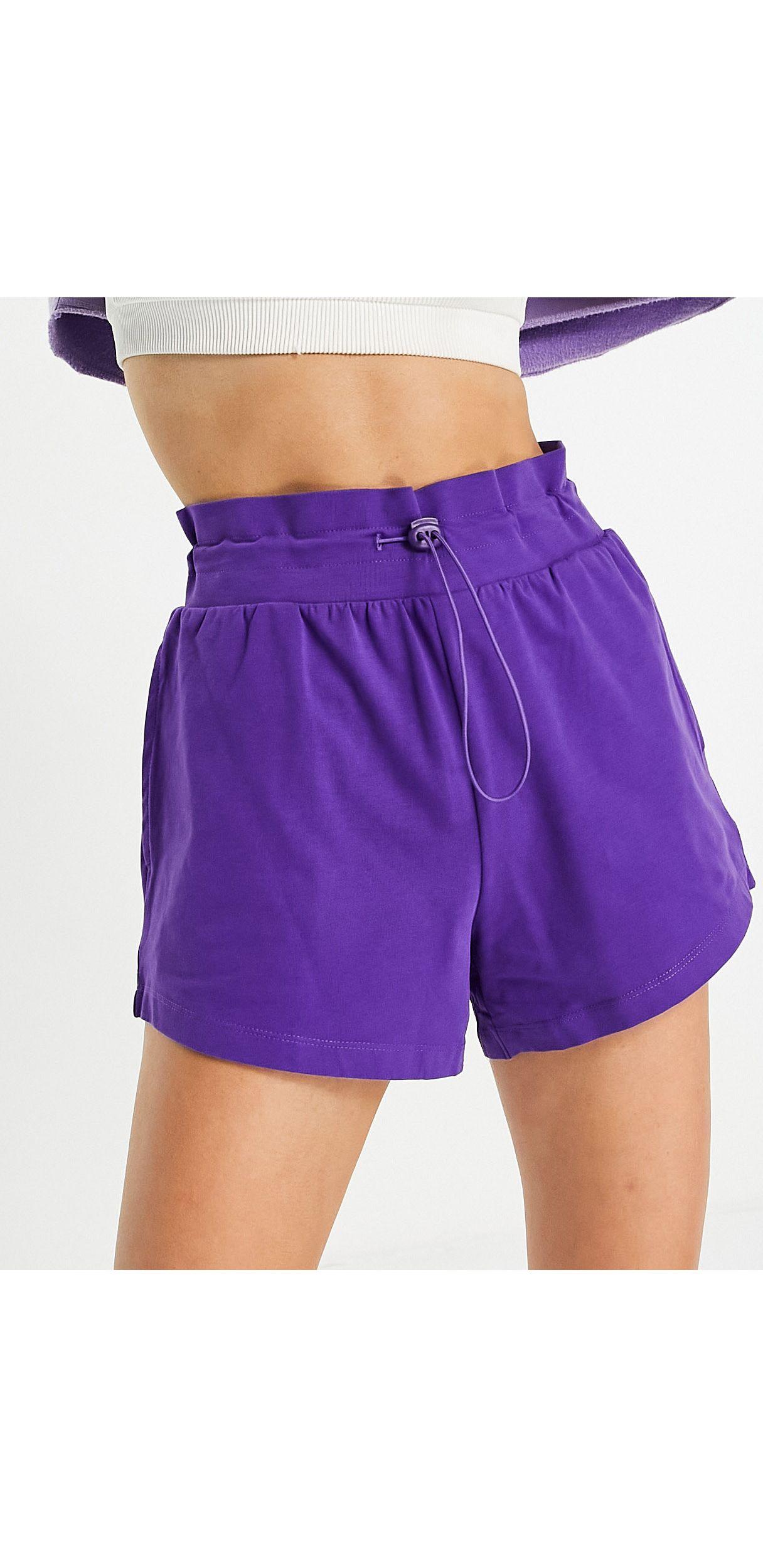 Purple lounge shorts Clearance