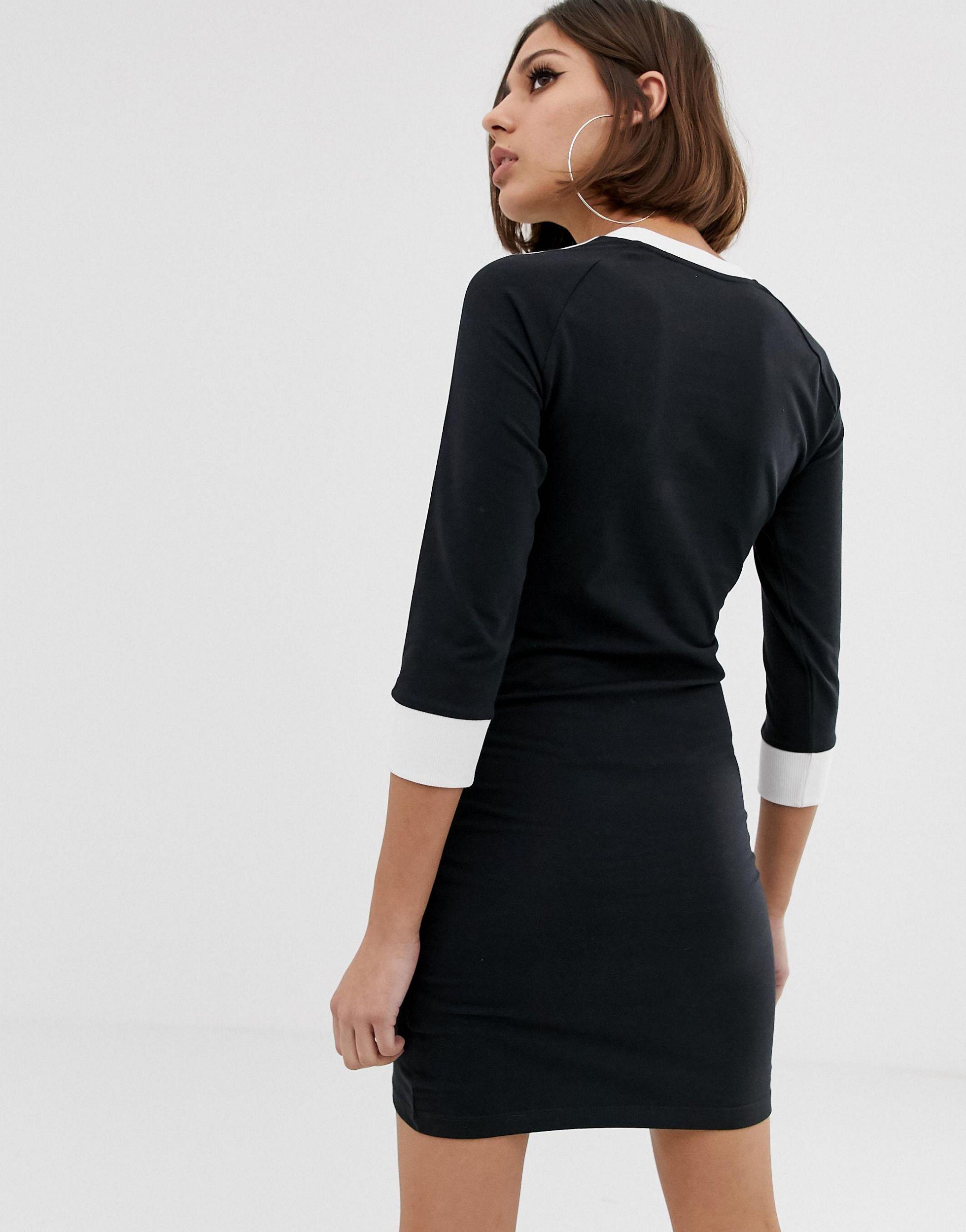 adidas three stripe dress