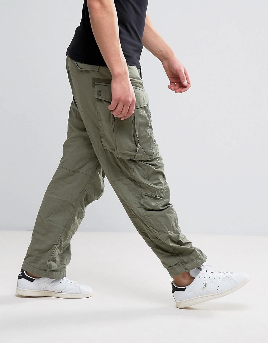 G-Star RAW Cotton Rovic Parachute Cargo Pant in Green for Men | Lyst