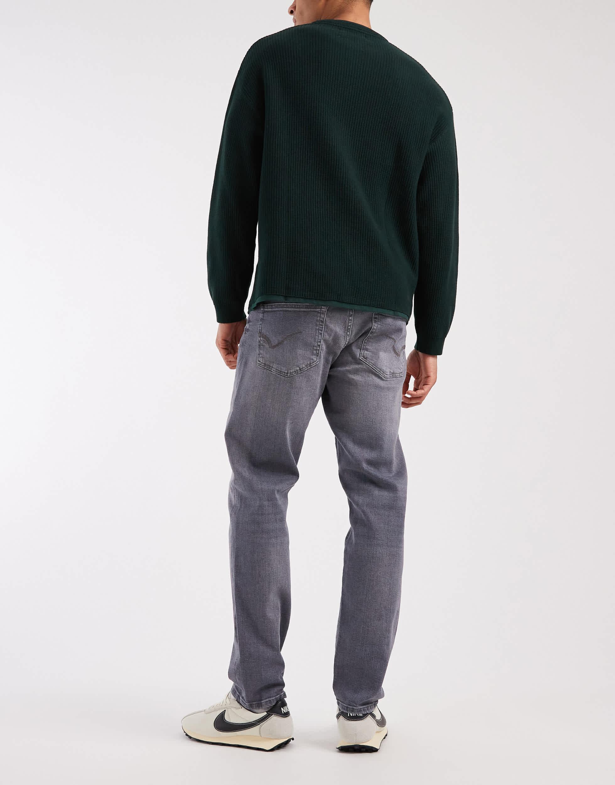 Only & Sons Jeans Slim Fit Uomo, Denim Sbiadito, Modello ONSLOOM, In Cotone Ed Elastan, Blu - 4