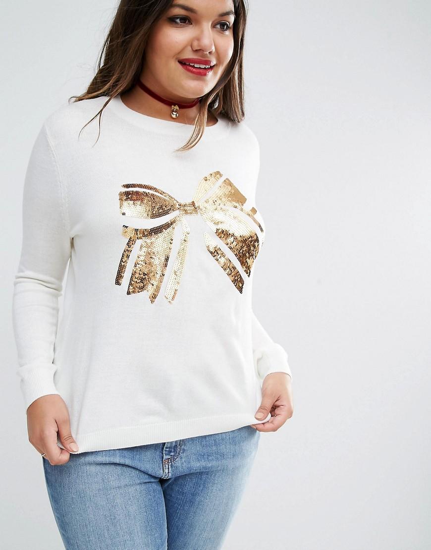 Lyst Asos Jumper With Embellished Bow