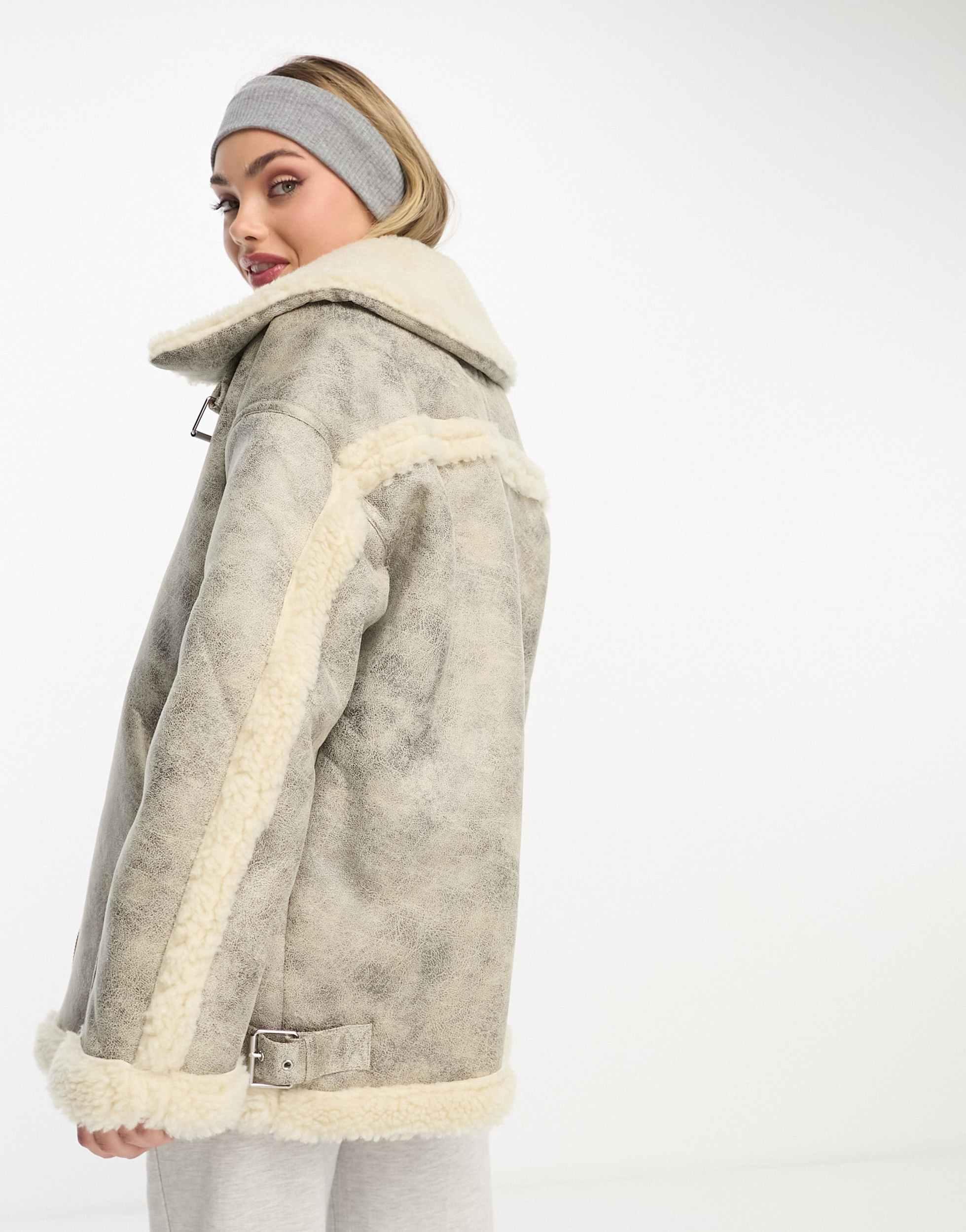 Aviator jacket monki online