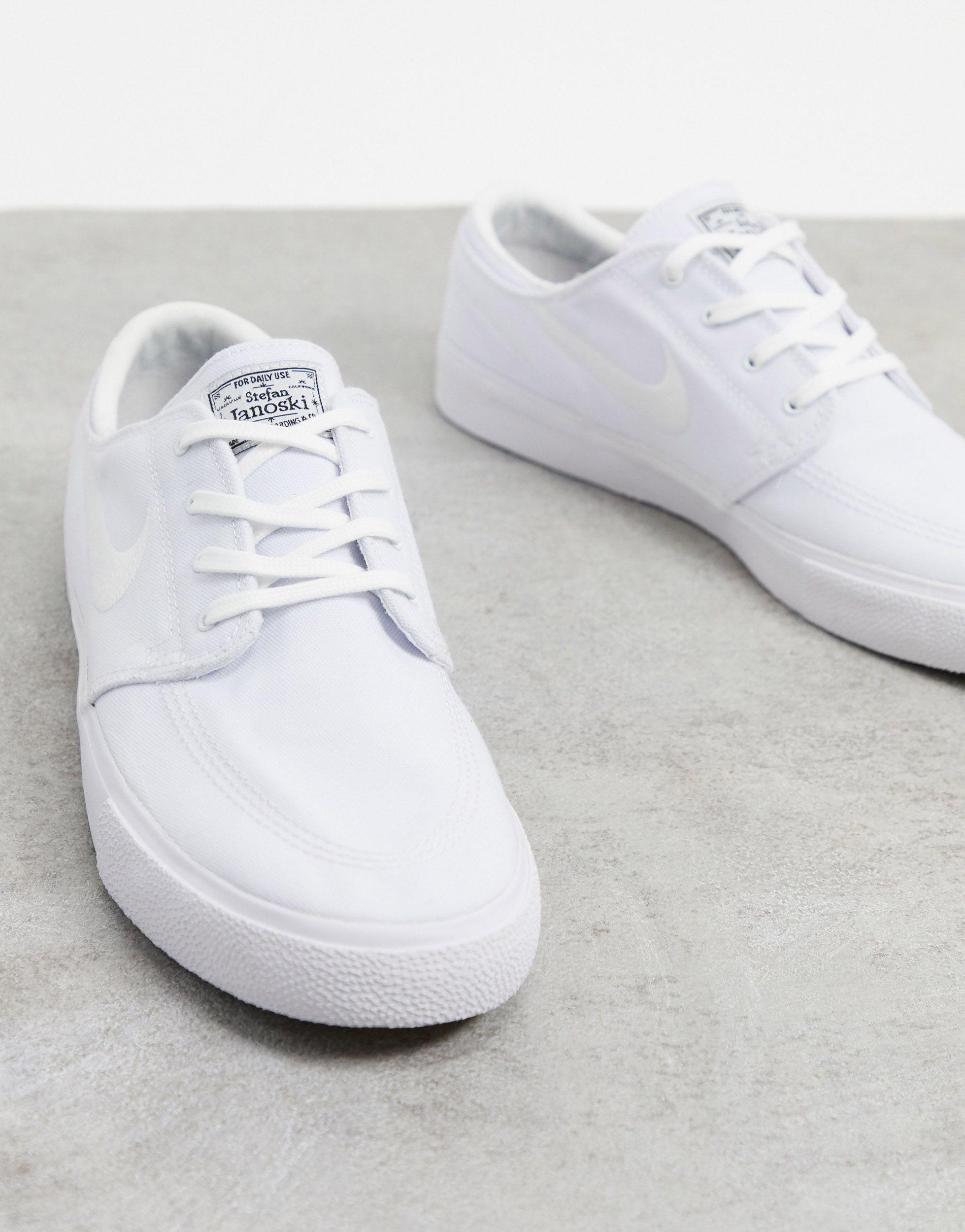 Zapatillas Nike de Lona de color Blanco para hombre - Lyst