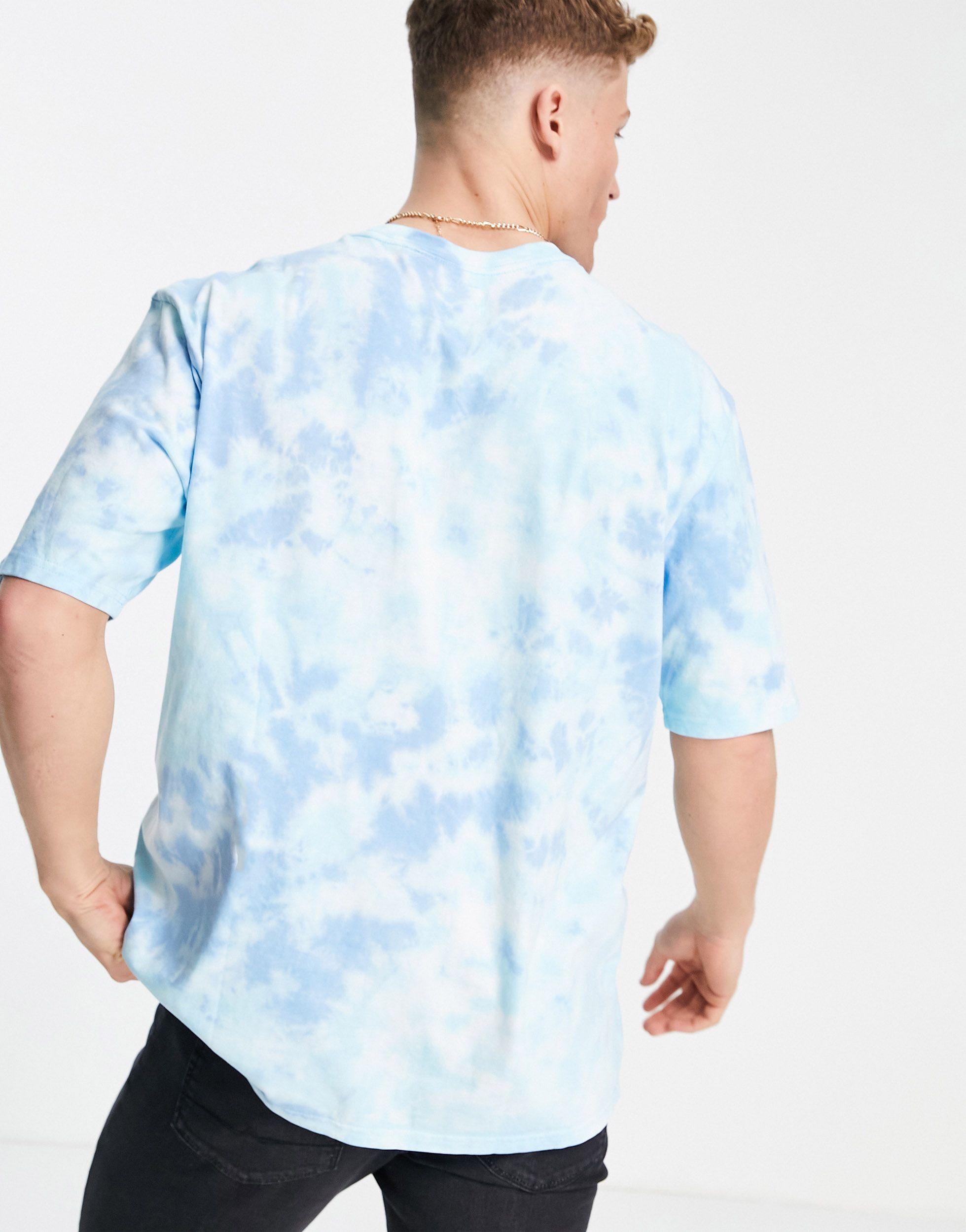 Tie Dye T-shirt in Blue for Men 