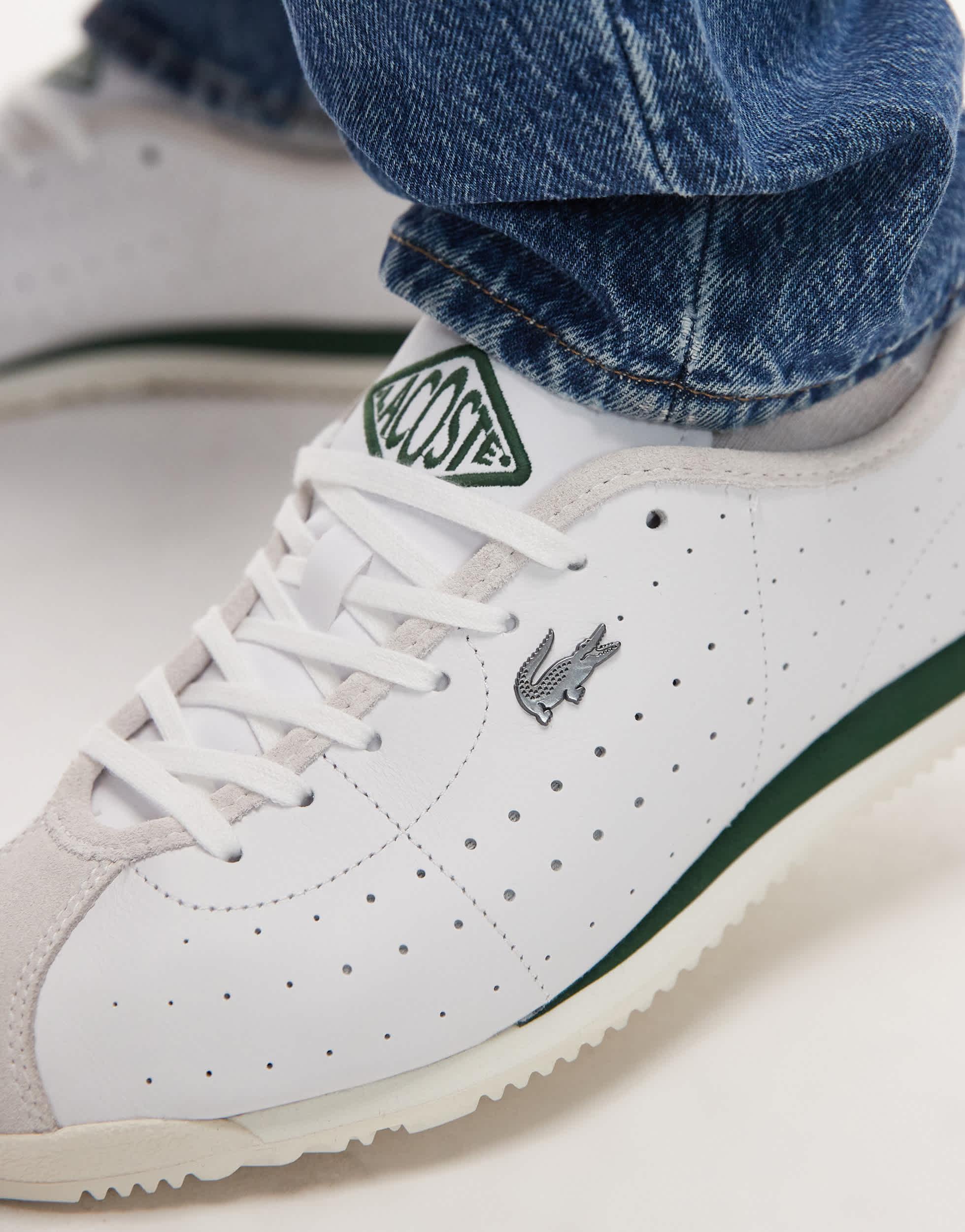 Lacoste Club Low Leather Trainers in Blue for Men | Lyst
