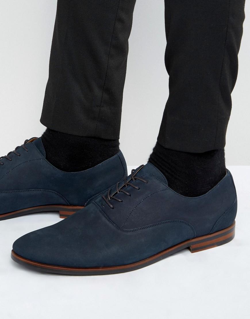 ALDO Wen Suede Oxford Shoes in Navy (Blue) for Men - Lyst