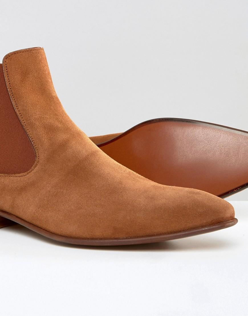 aldo biondi suede chelsea boots