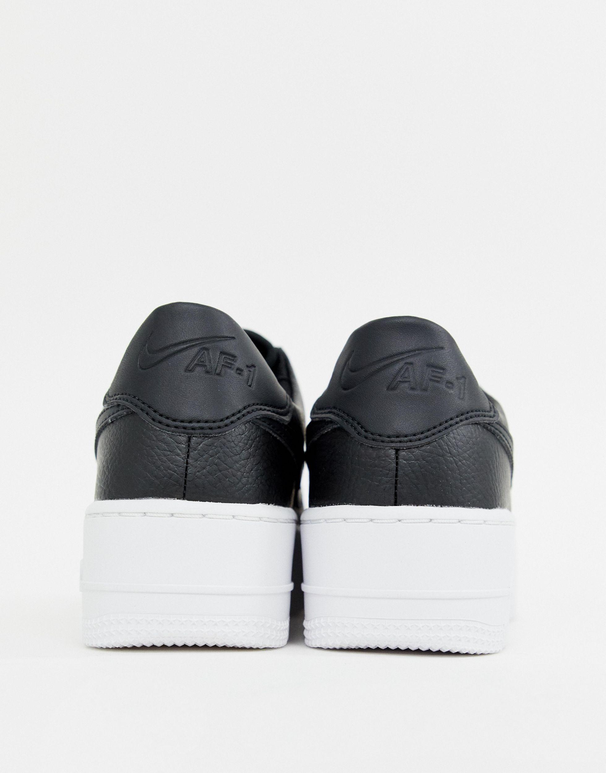 nike air force 1 sage low black and white
