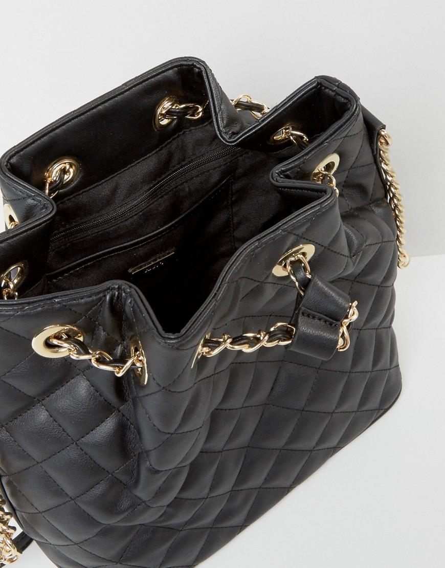 ALDO Quilted Duffle Bag in Black - Lyst