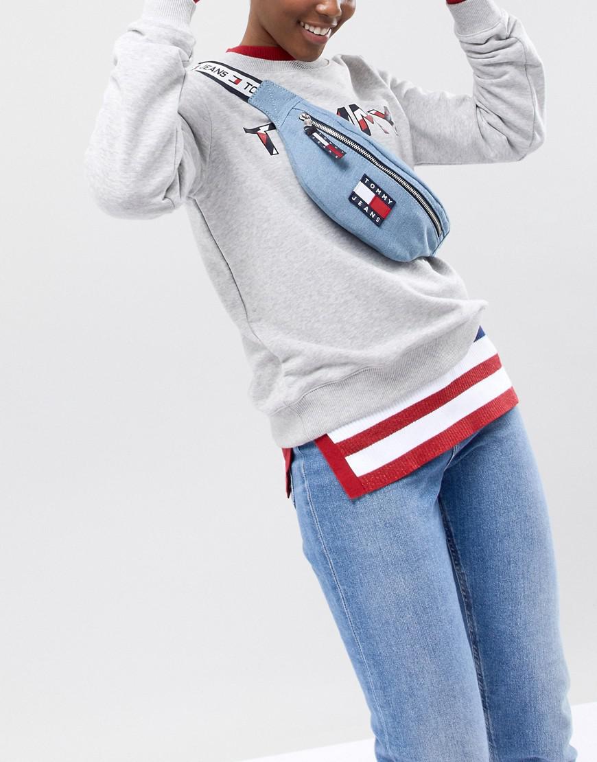 Tommy Hilfiger Tommy Jeans 90s Capsule 5.0 Denim Fanny Pack in Blue | Lyst