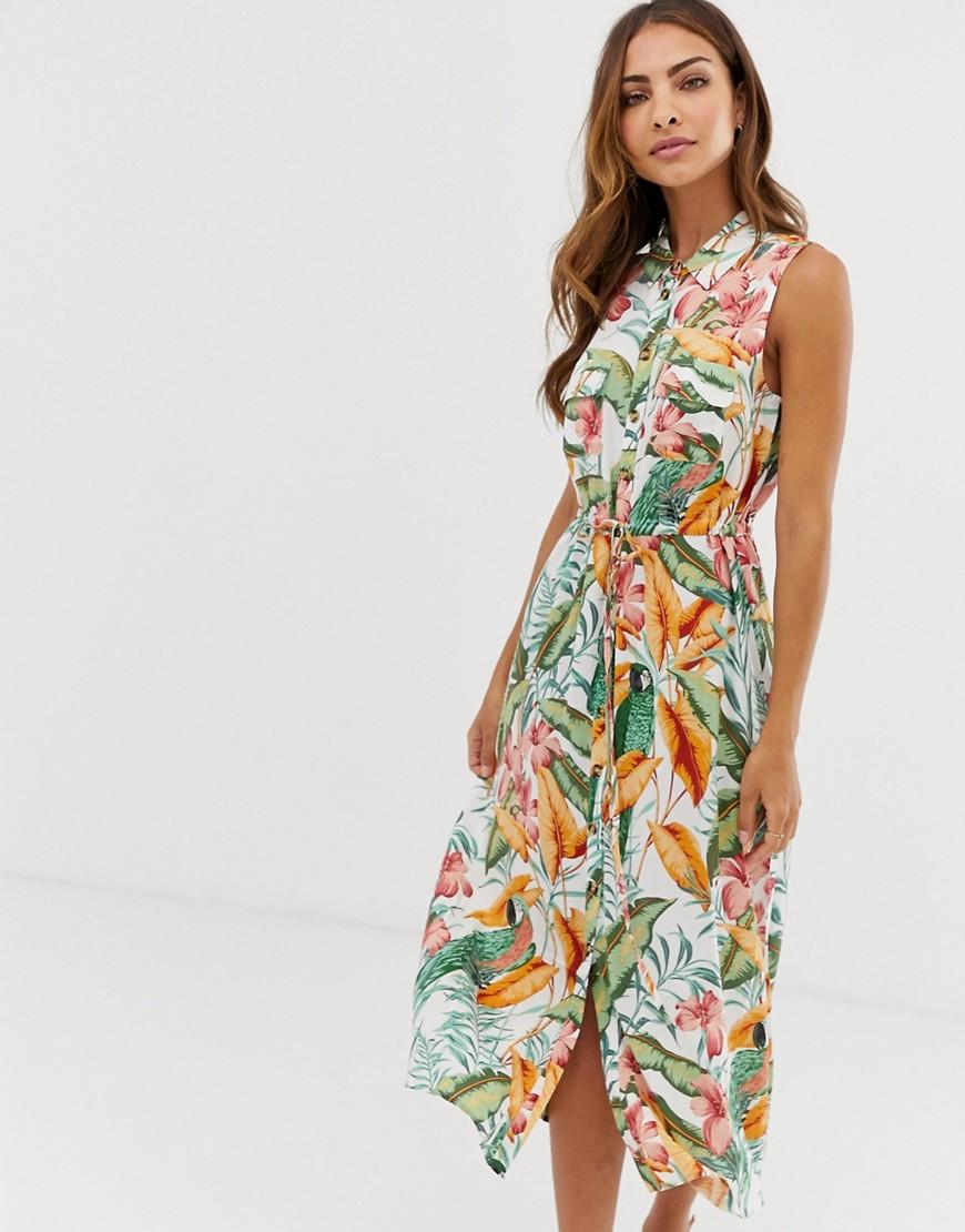 warehouse parrot dress