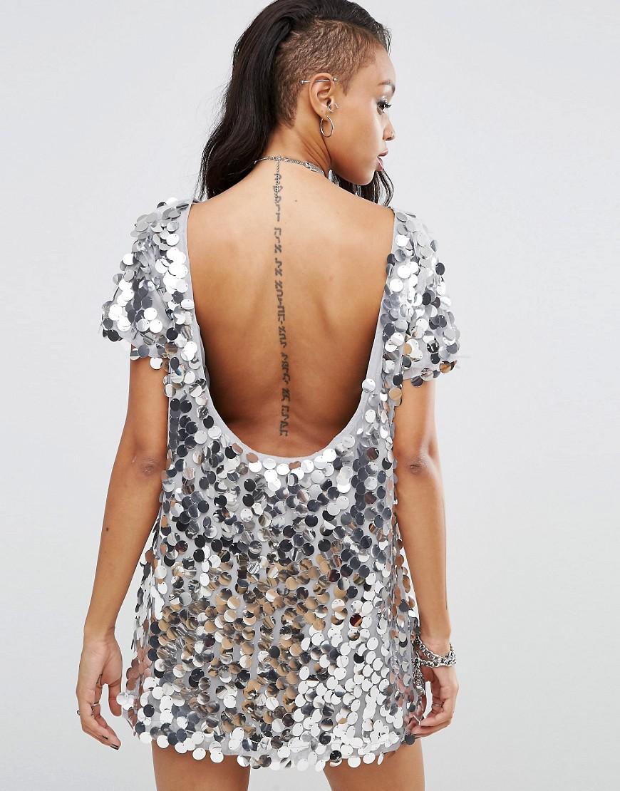backless shirt dress