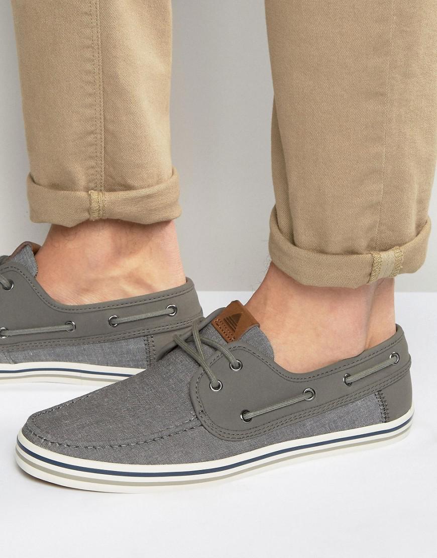 ALDO Huhha Boat Shoes in Gray for Men - Lyst