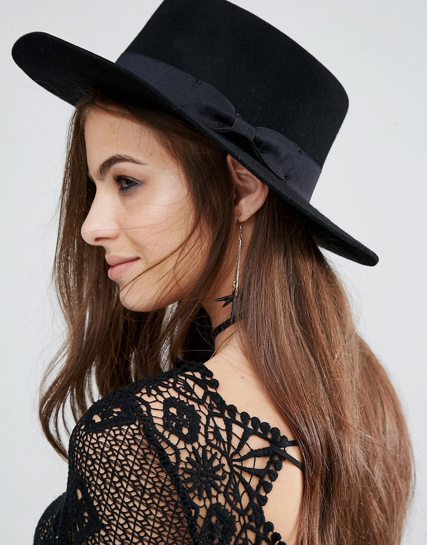 Floppy brim wool hat Clearance