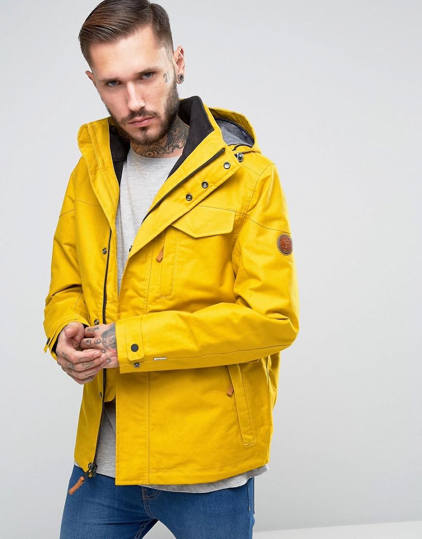 yellow timberland jacket