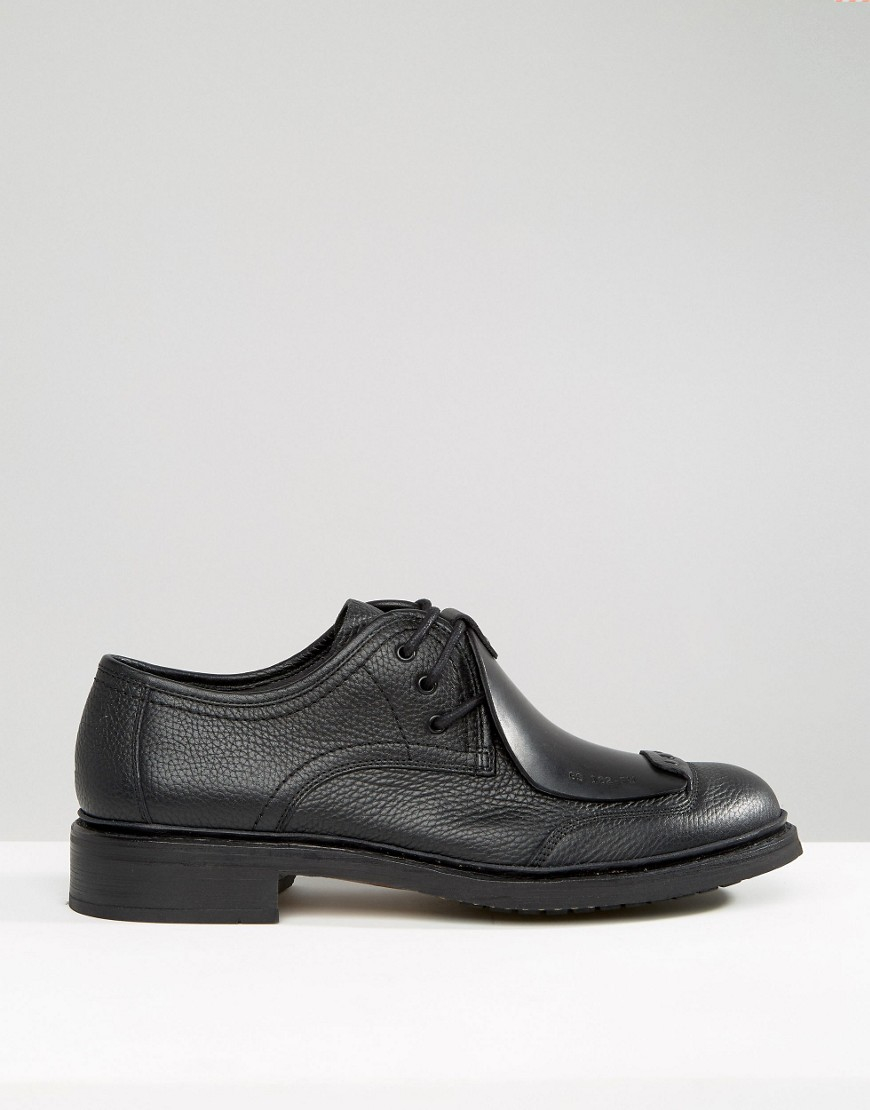 G-Star RAW Guard Leather Derby Shoes in Black | Lyst