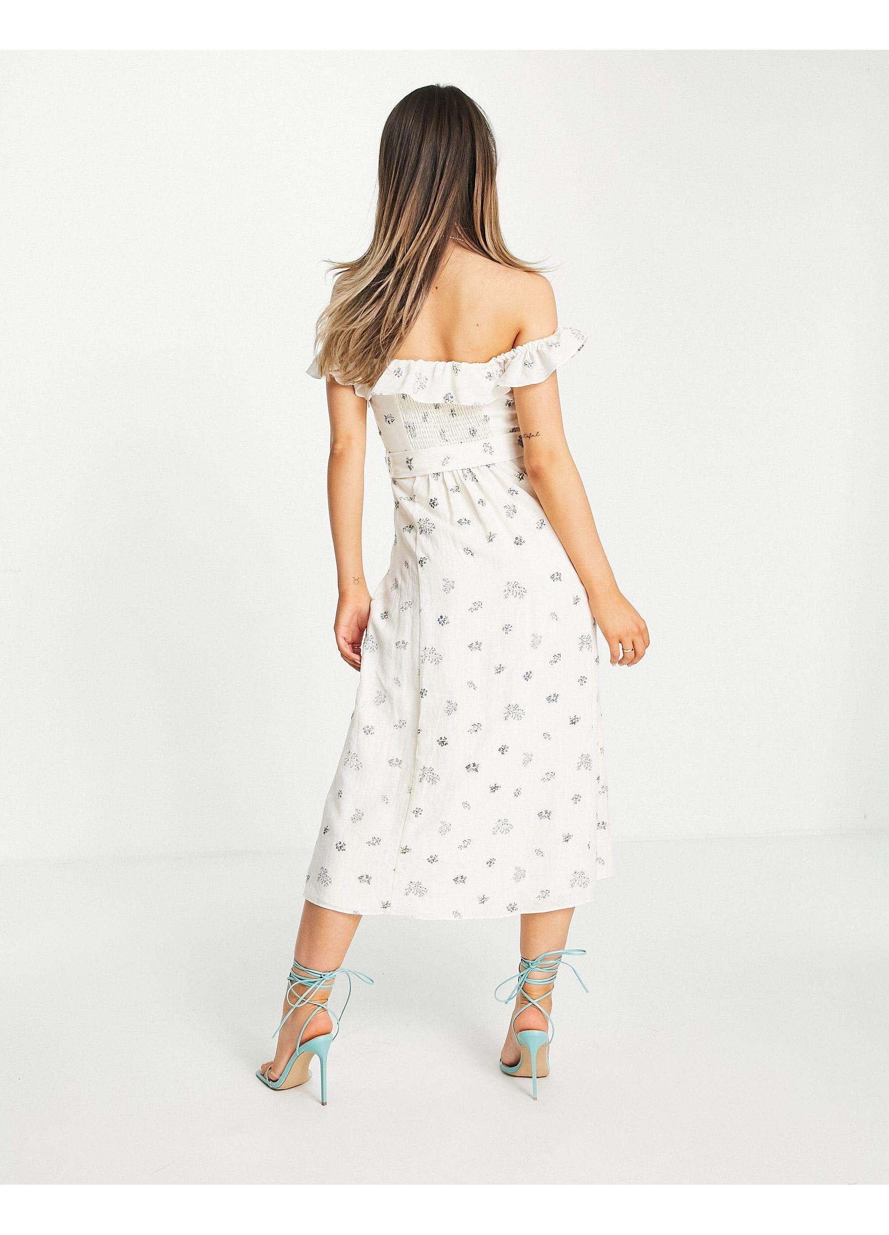 bardot tea dress