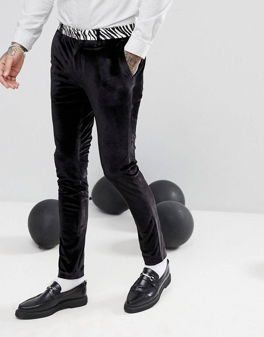 Boys Velvet Woven Dress Pants | Gymboree CA - BLACK