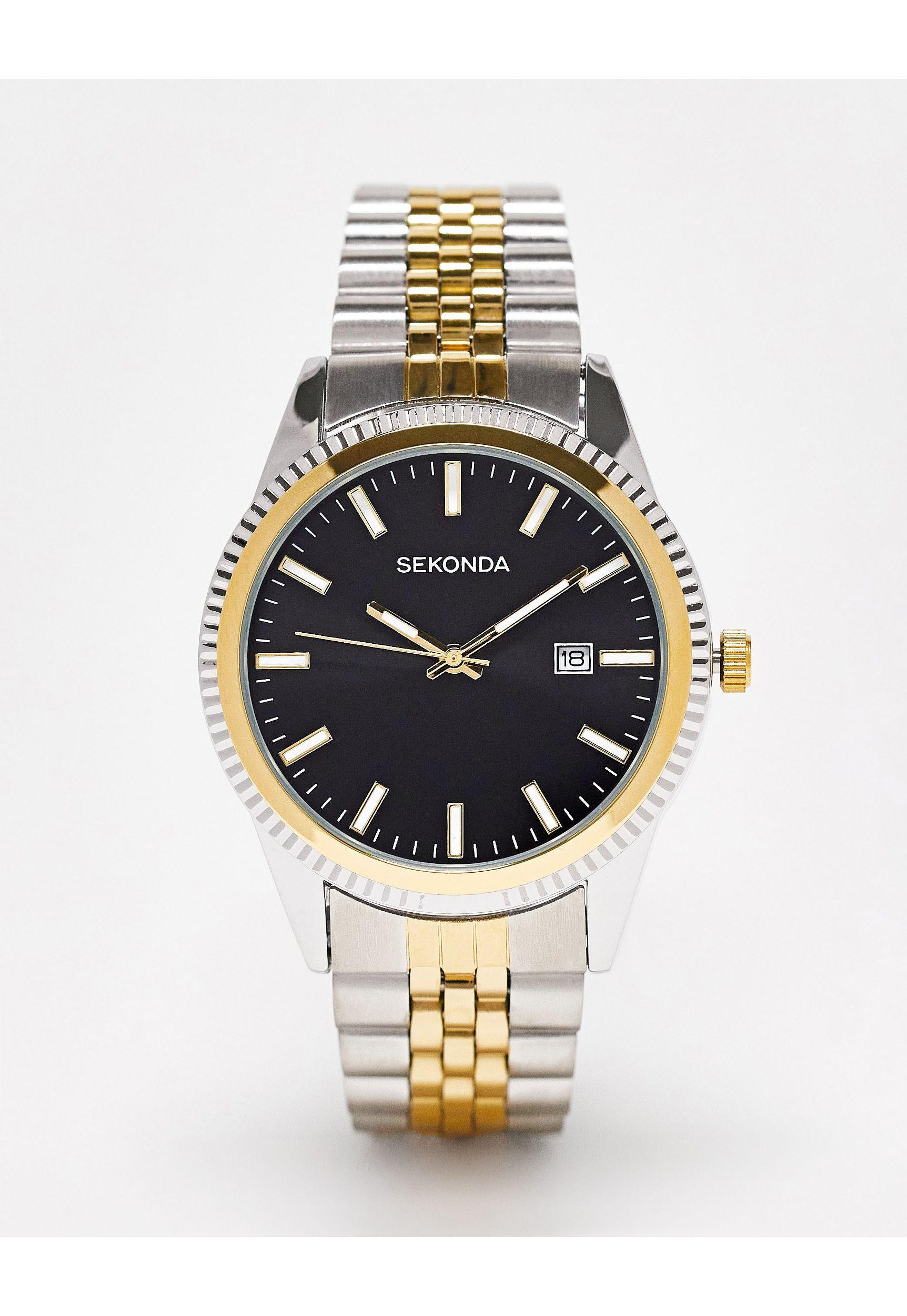 Sekonda Bracelet Watch With Black Dial in White Lyst Canada
