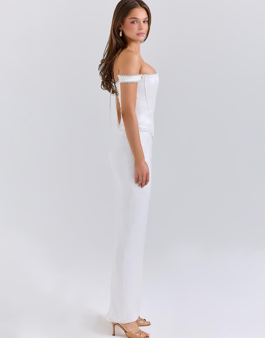 chinese dress ladies House of CB Charmaine Corset Maxi Dress