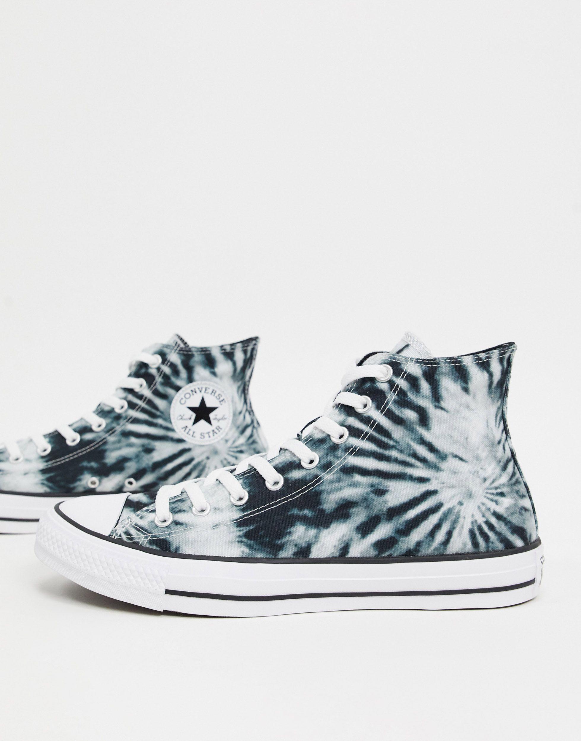 converse all star high tie dye