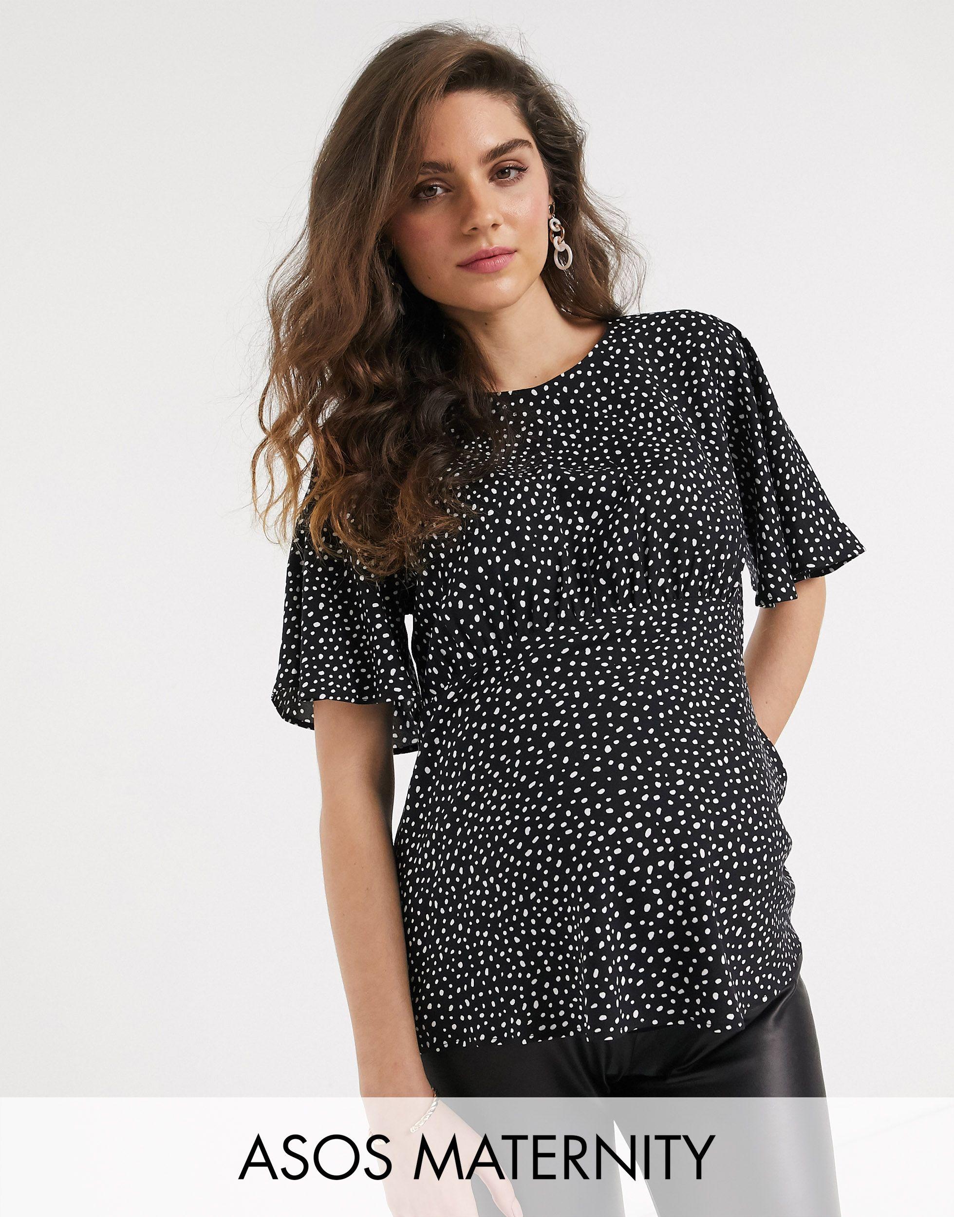 asos maternity blouse
