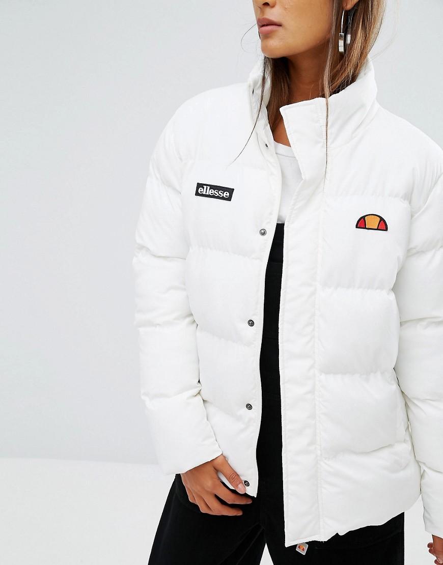 ellesse white puffer jacket