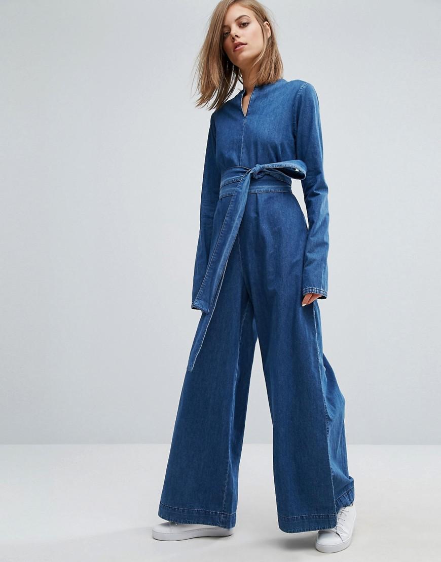 asos jean jumpsuit