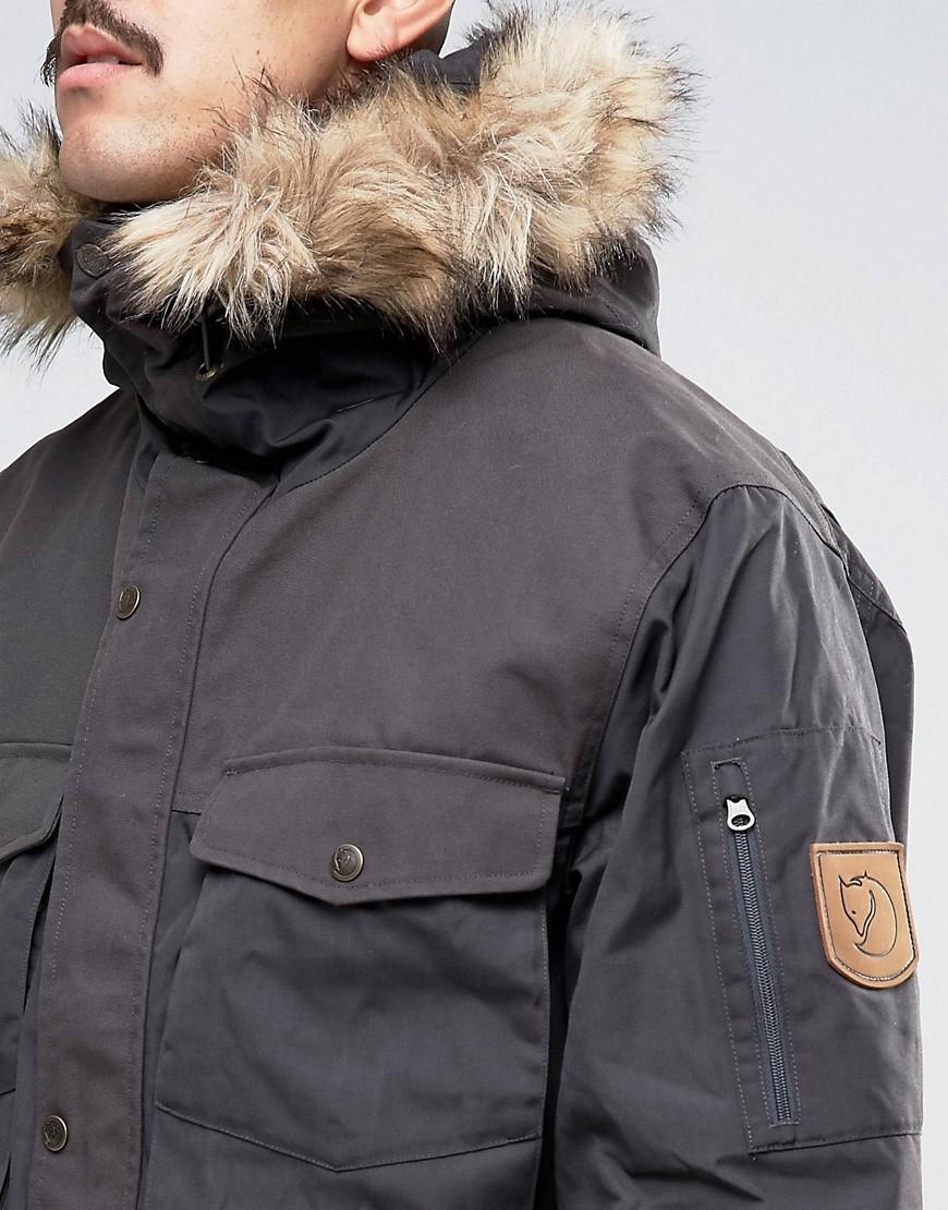 Fjallraven Synthetic Singi Winter Jacket In Grey in Gray for Men - Lyst