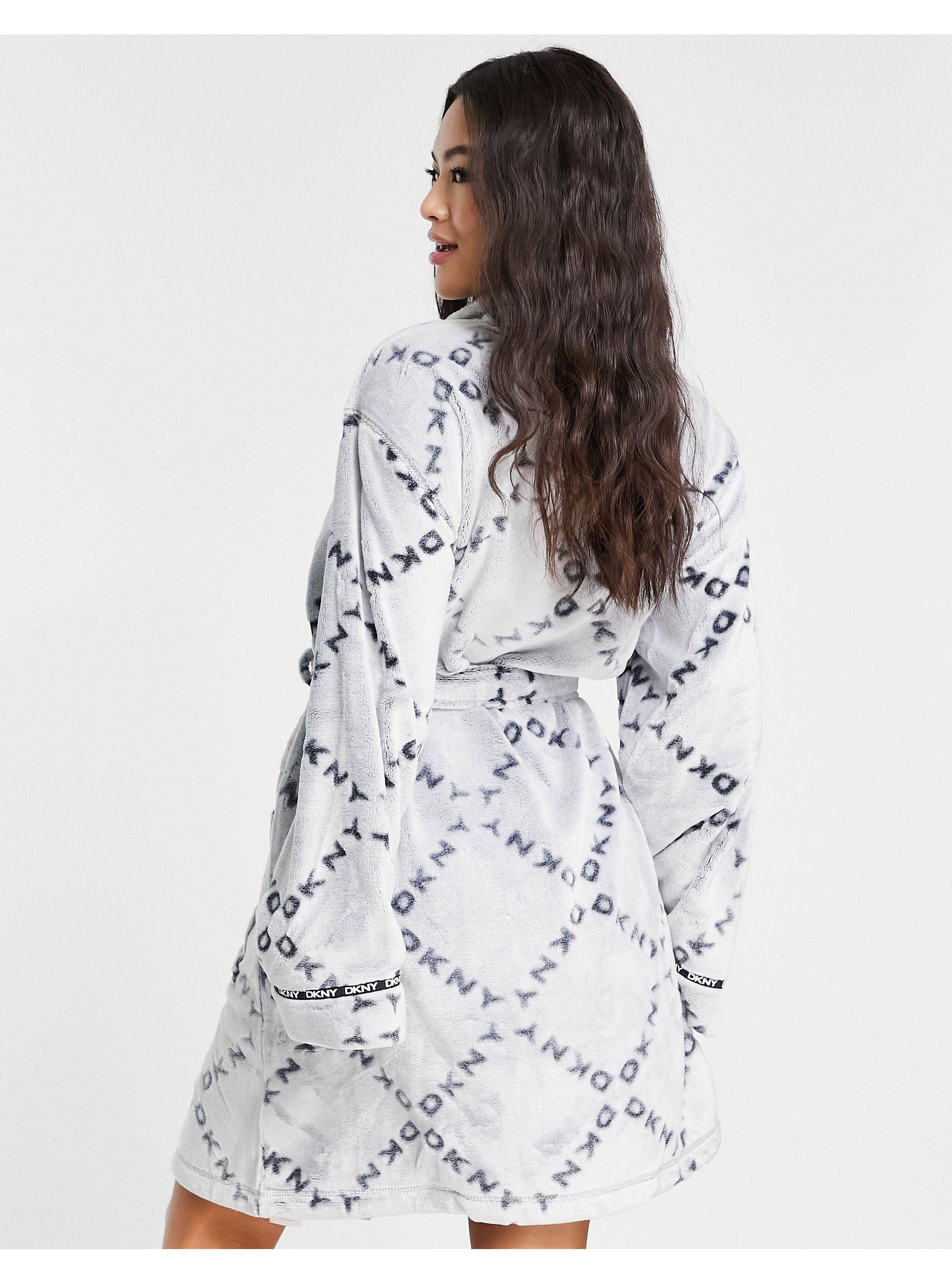 Dkny dressing gown cheap
