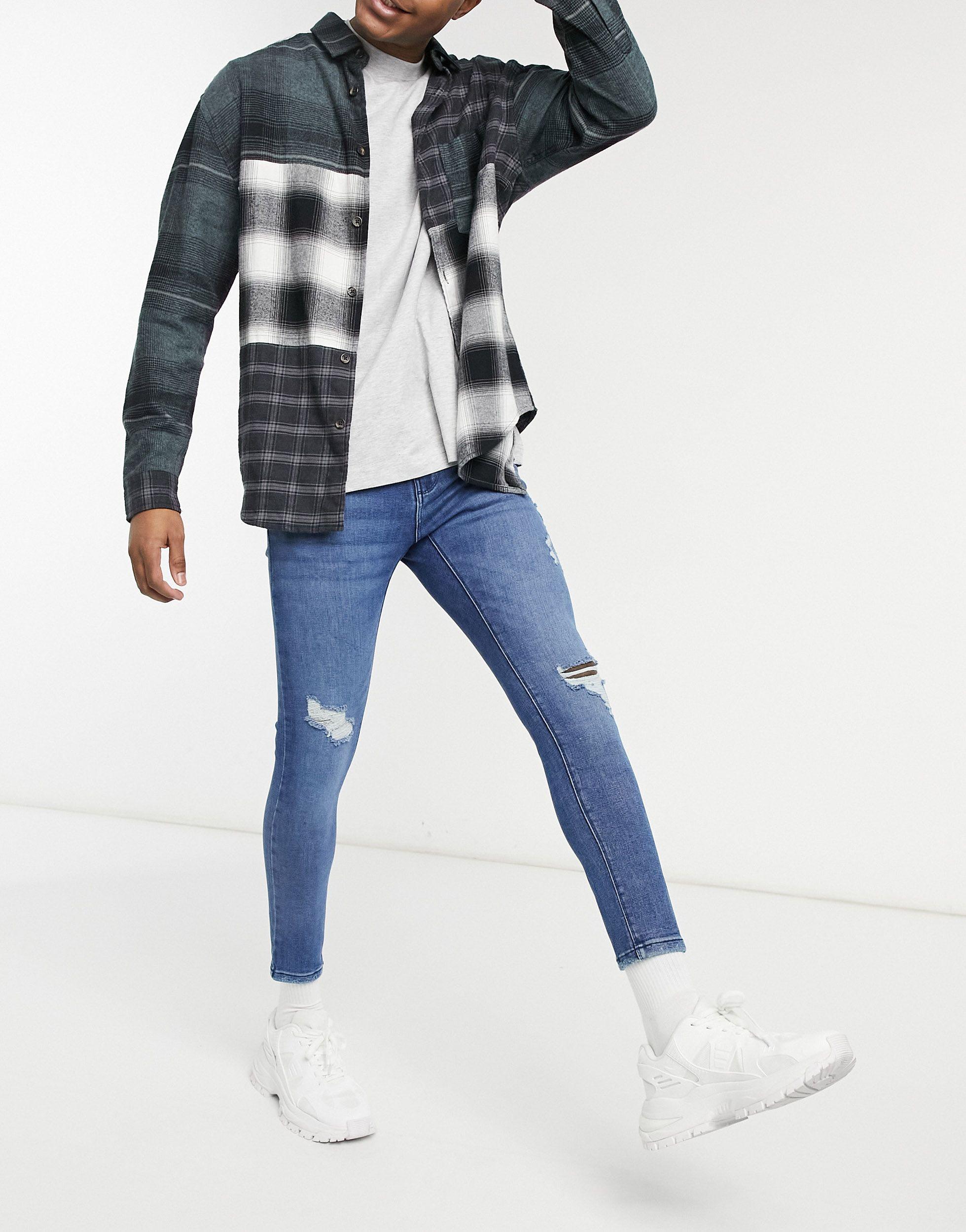 Pull\u0026Bear Denim Super Skinny Jeans With 