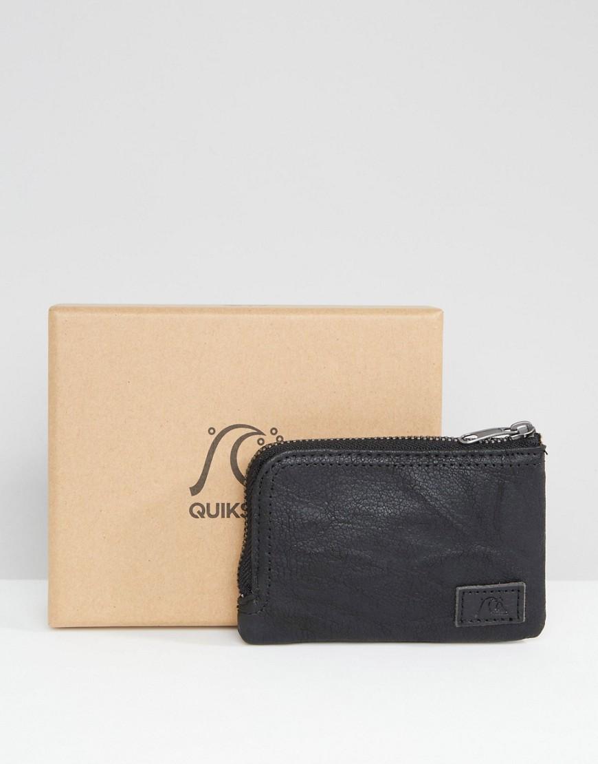 Black BNWT QUIKSILVER  Synthetic Leather Bifold Coin Wallet 