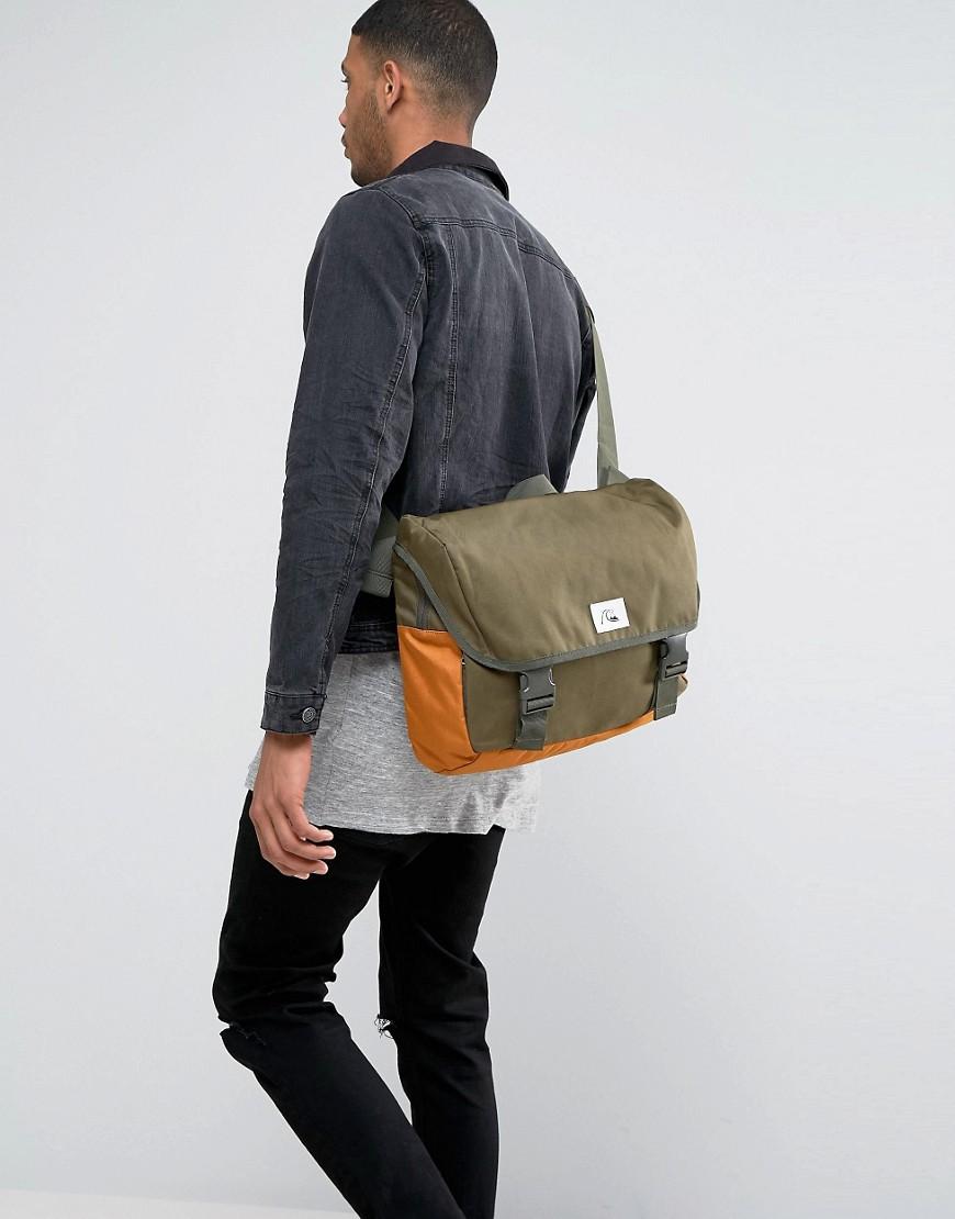 Quiksilver Quicksilver Carrier Ii Messenger Bag in Green for Men | Lyst UK