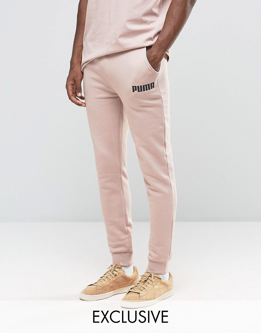 PUMA Fleece Joggers In Tapered Fit 