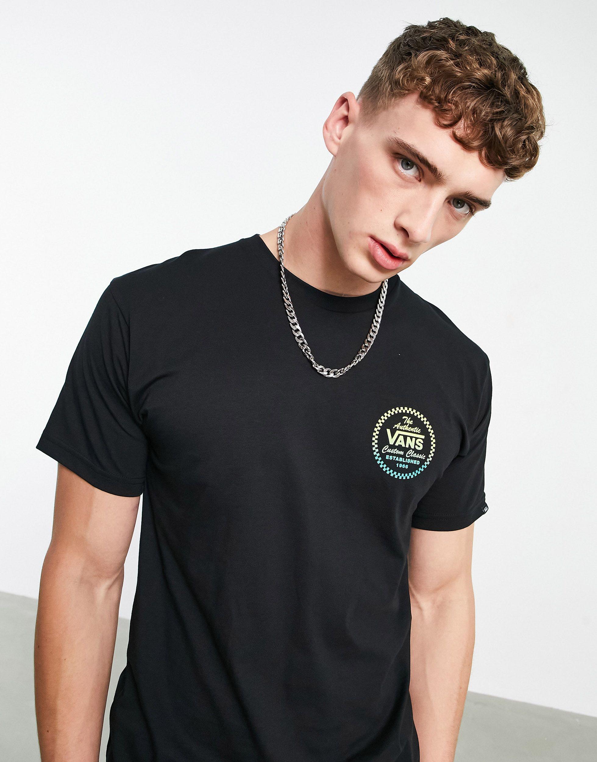 Vans Custom Classic Back Print T shirt in Black for Men Lyst