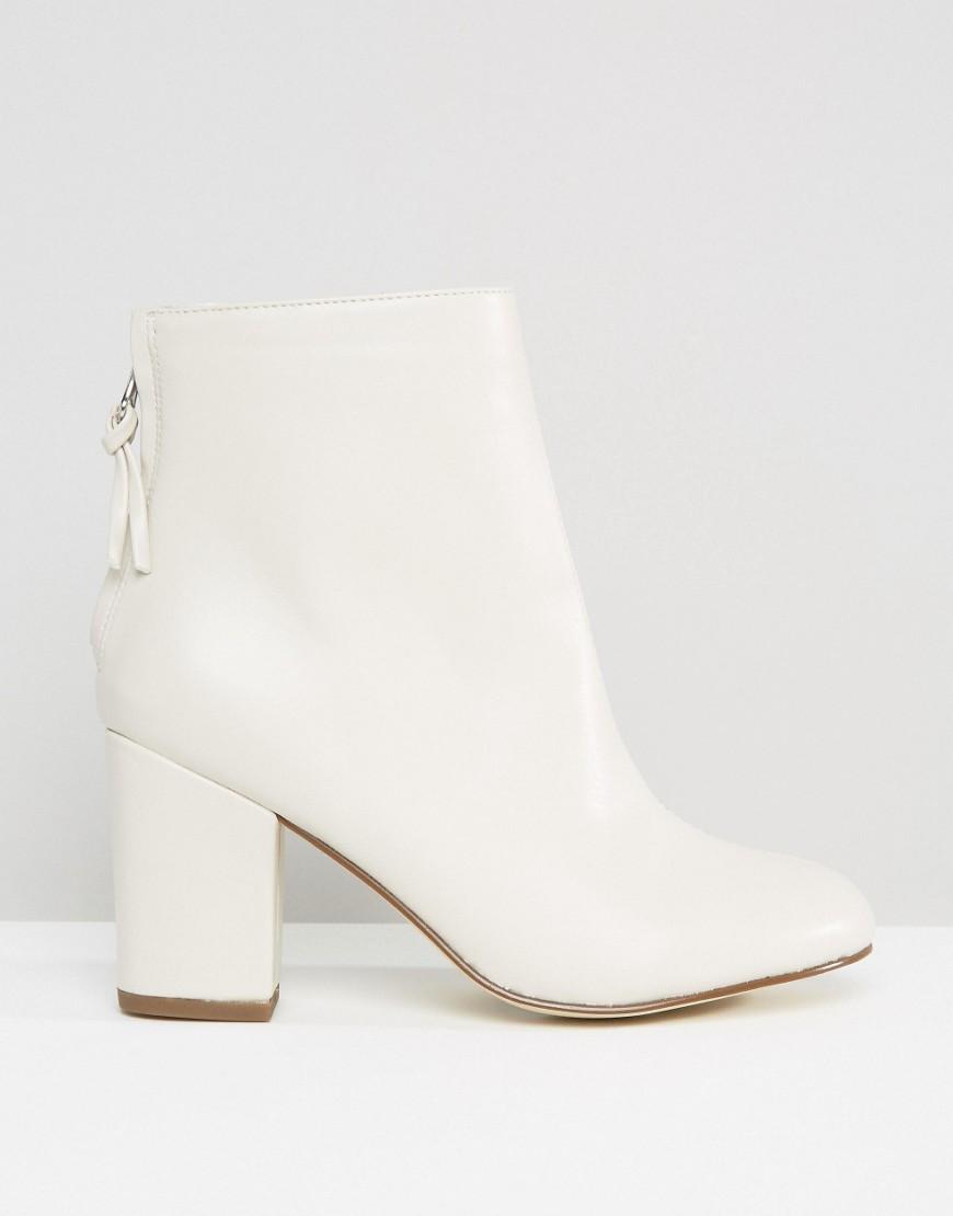 new look cream boots