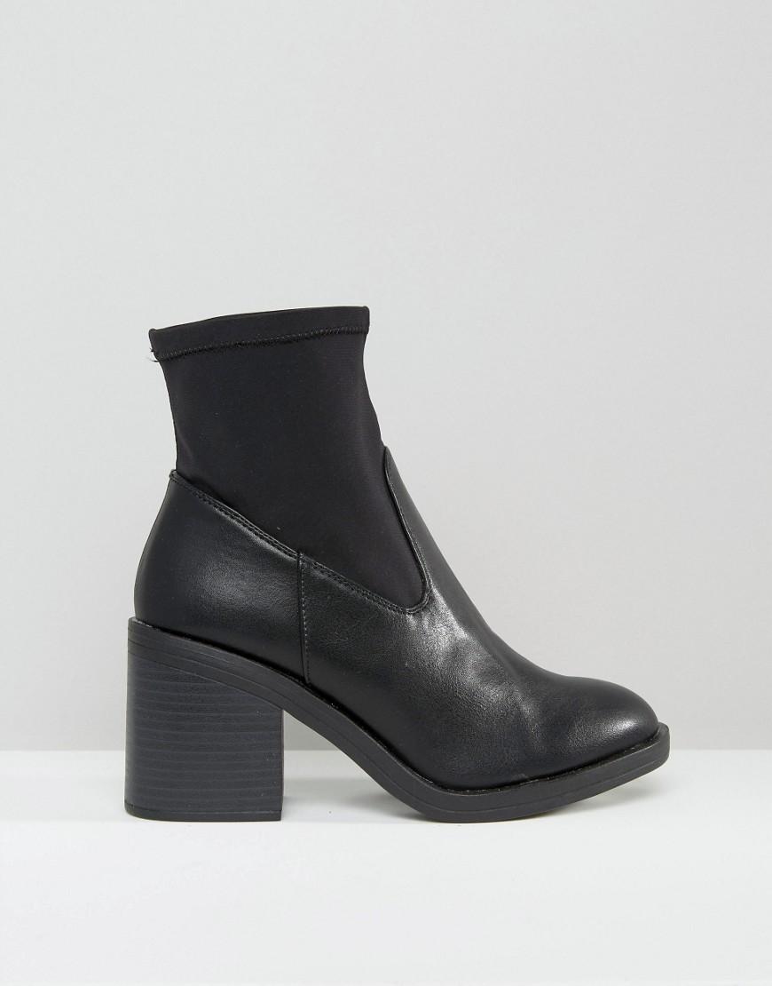 sock boots new look lyst new look sock ankle boots in black sock boots new look lyst new look sock ankle boots in black