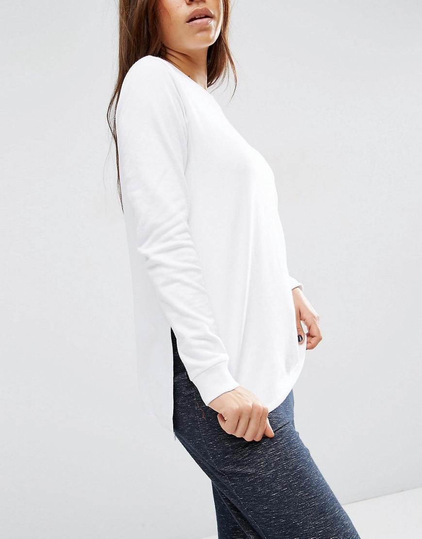 White sales sweatshirt asos
