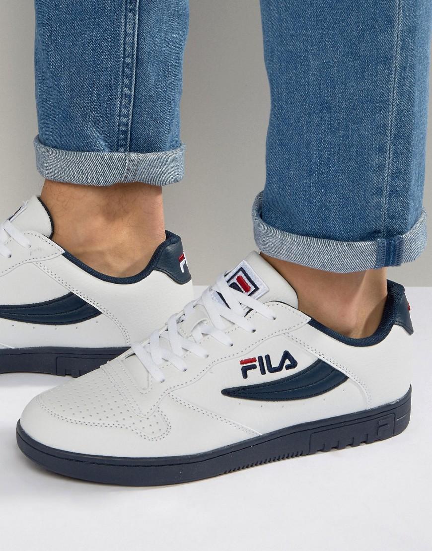 Fila Leather Fx-100 Low Trainers in White for Men | Lyst