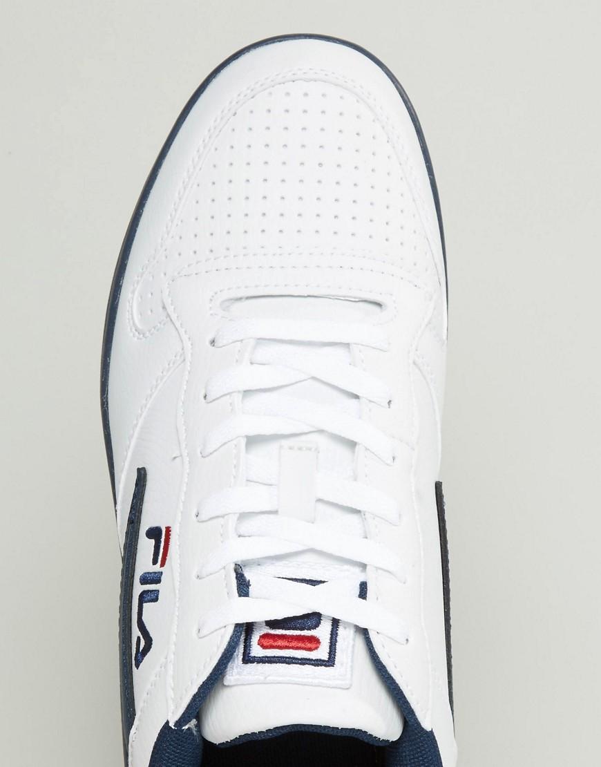 Fila Leather Fx-100 Low Trainers in White for Men | Lyst