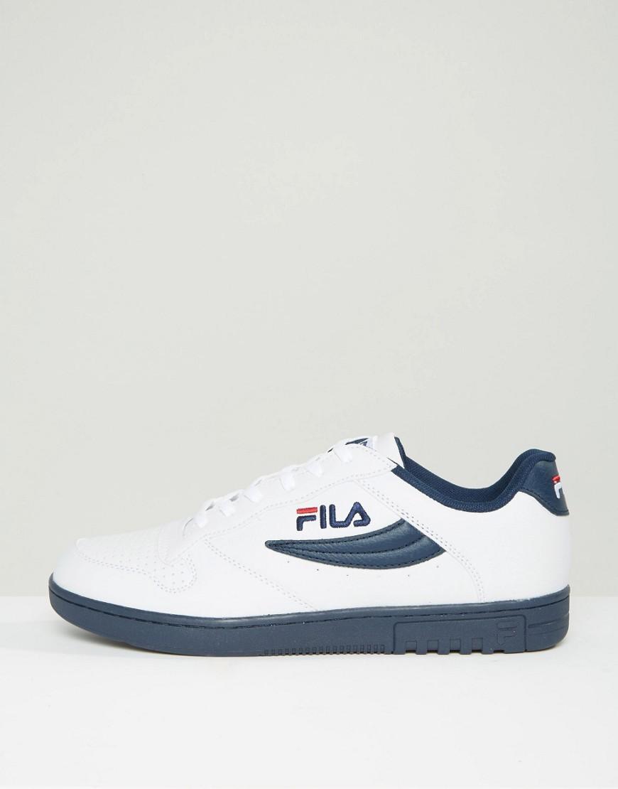 Fila Leather Fx-100 Low Trainers in White for Men - Lyst
