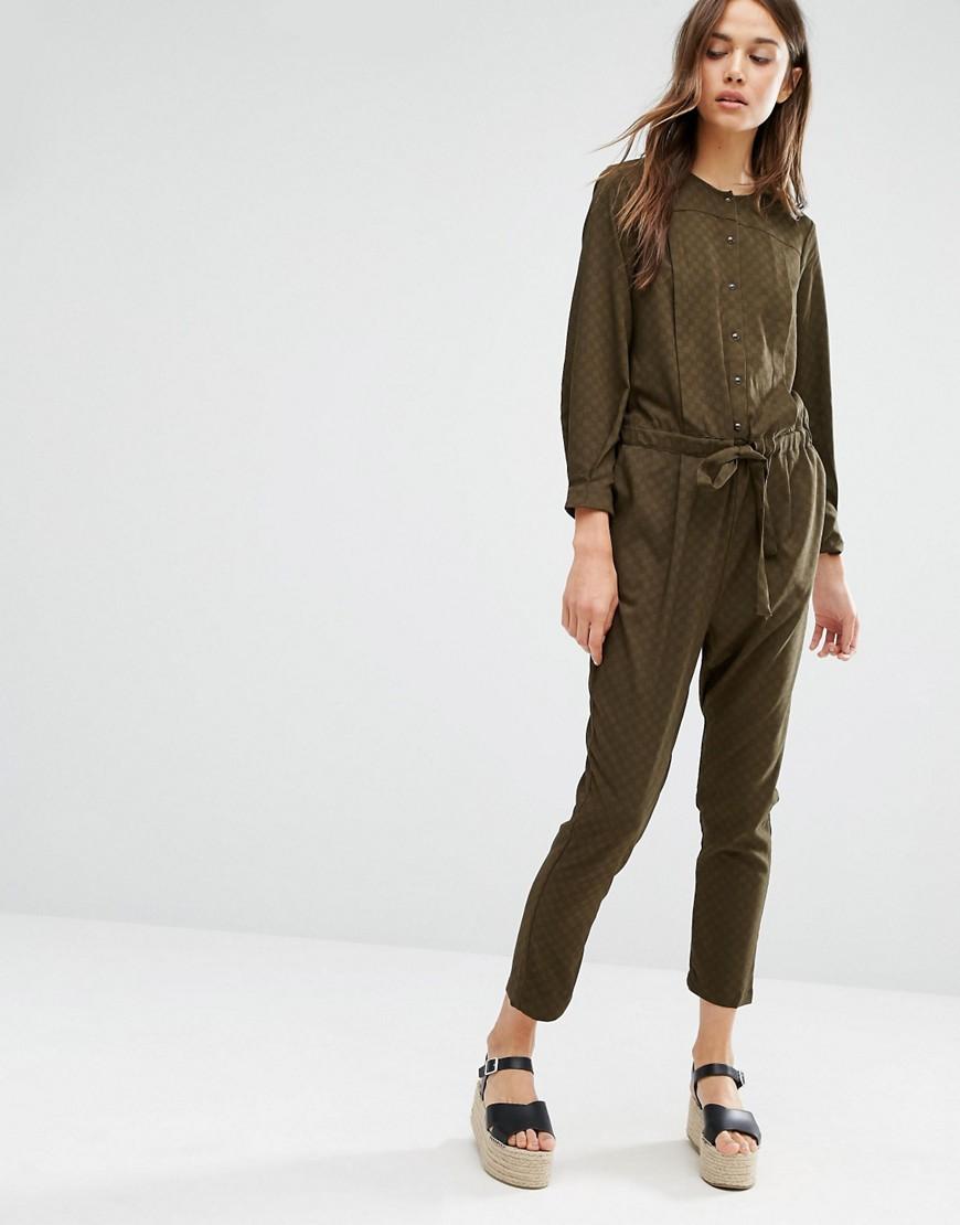 warehouse green jumpsuit