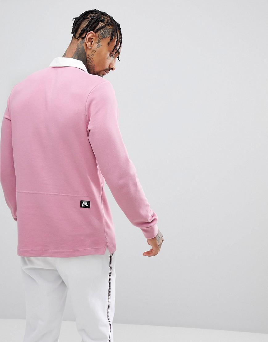 Polo manches longues - Rose 885847-678 Nike pour homme en coloris Rose -  Lyst