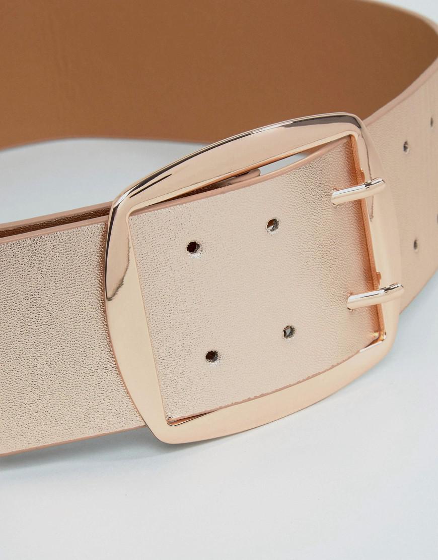 Copper Brown Wide Leather Belt Women Wide Leather Belt Wide 