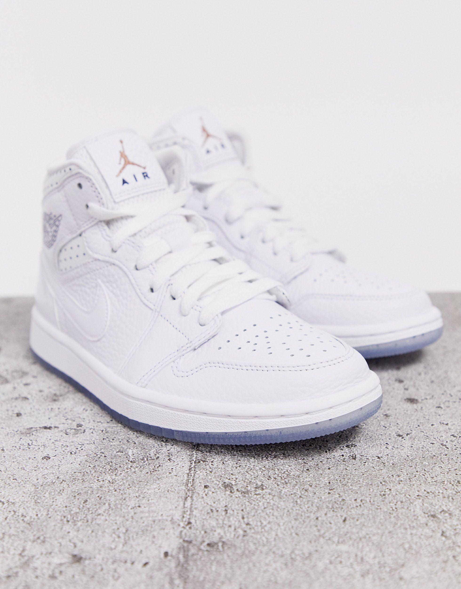 Nike Rubber Air Jordan 1 Mid Womens World Cup Trainers in White | Lyst  Australia