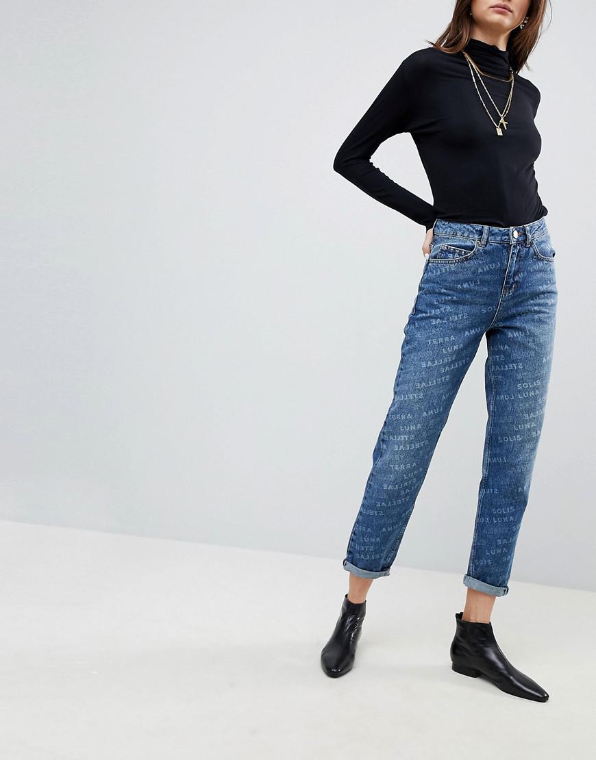asos white mom jeans